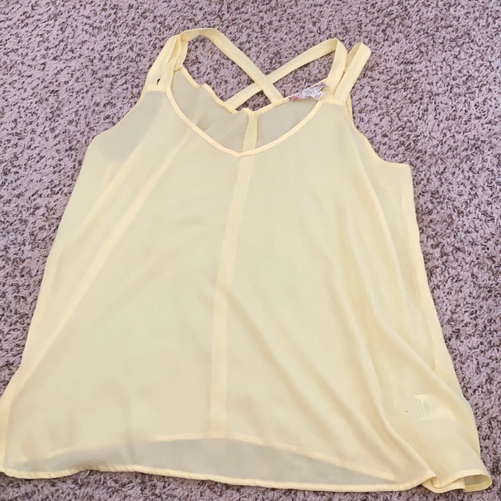 Pink Rose Tank Top size XL